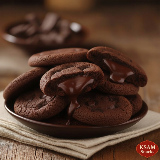 Choco Lava Cookies - Choco Filled